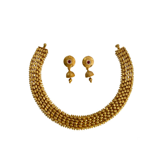 Ashwini Golden Necklace