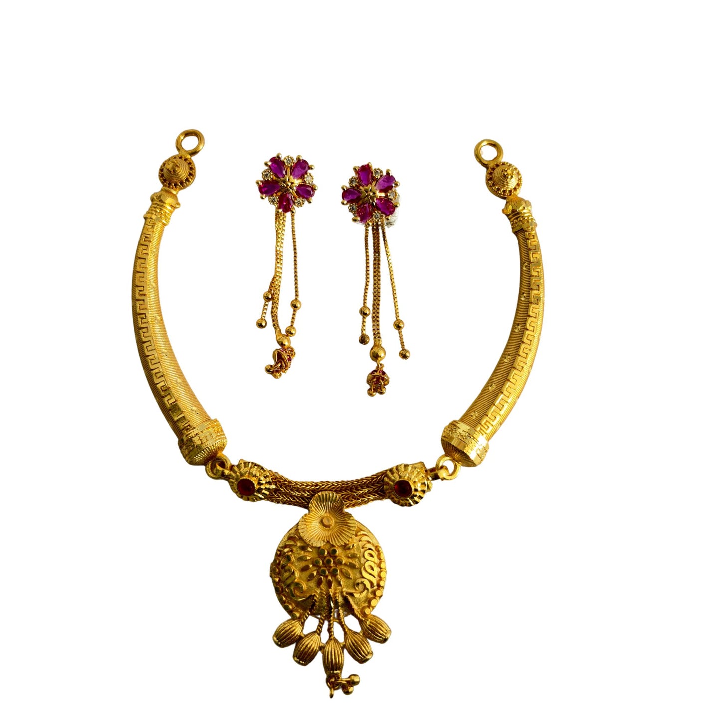Astha Gold Plated Necklace