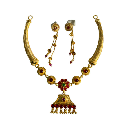Mansi Gold Plated Necklace