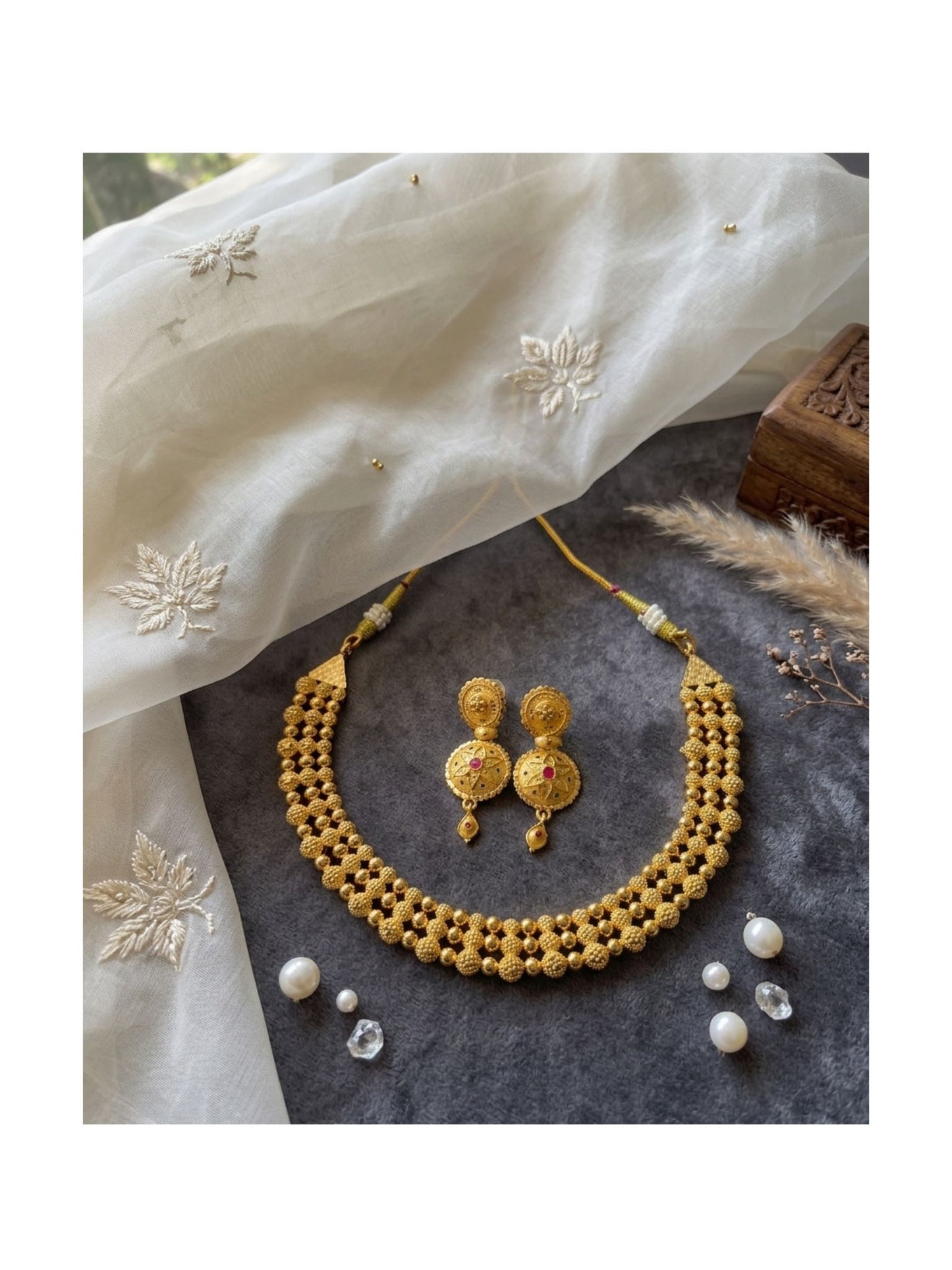 Rubina Gold Plated Necklace