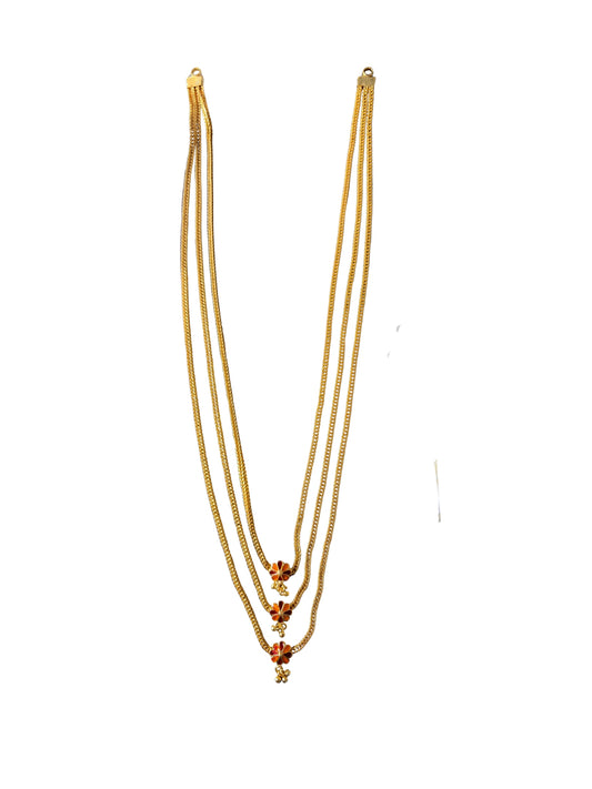 Tri-layer Gold Plated Necklace
