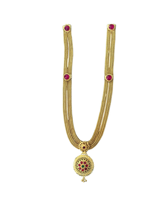 Rajwada Ruby Cascade Necklace