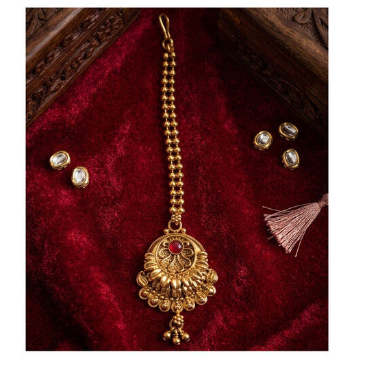 Antique Rajwadi Ghungru Tika