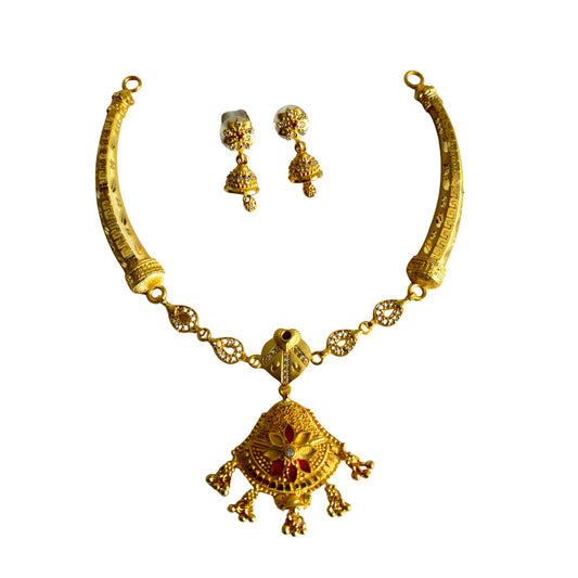 Janki Gold Plated Necklace