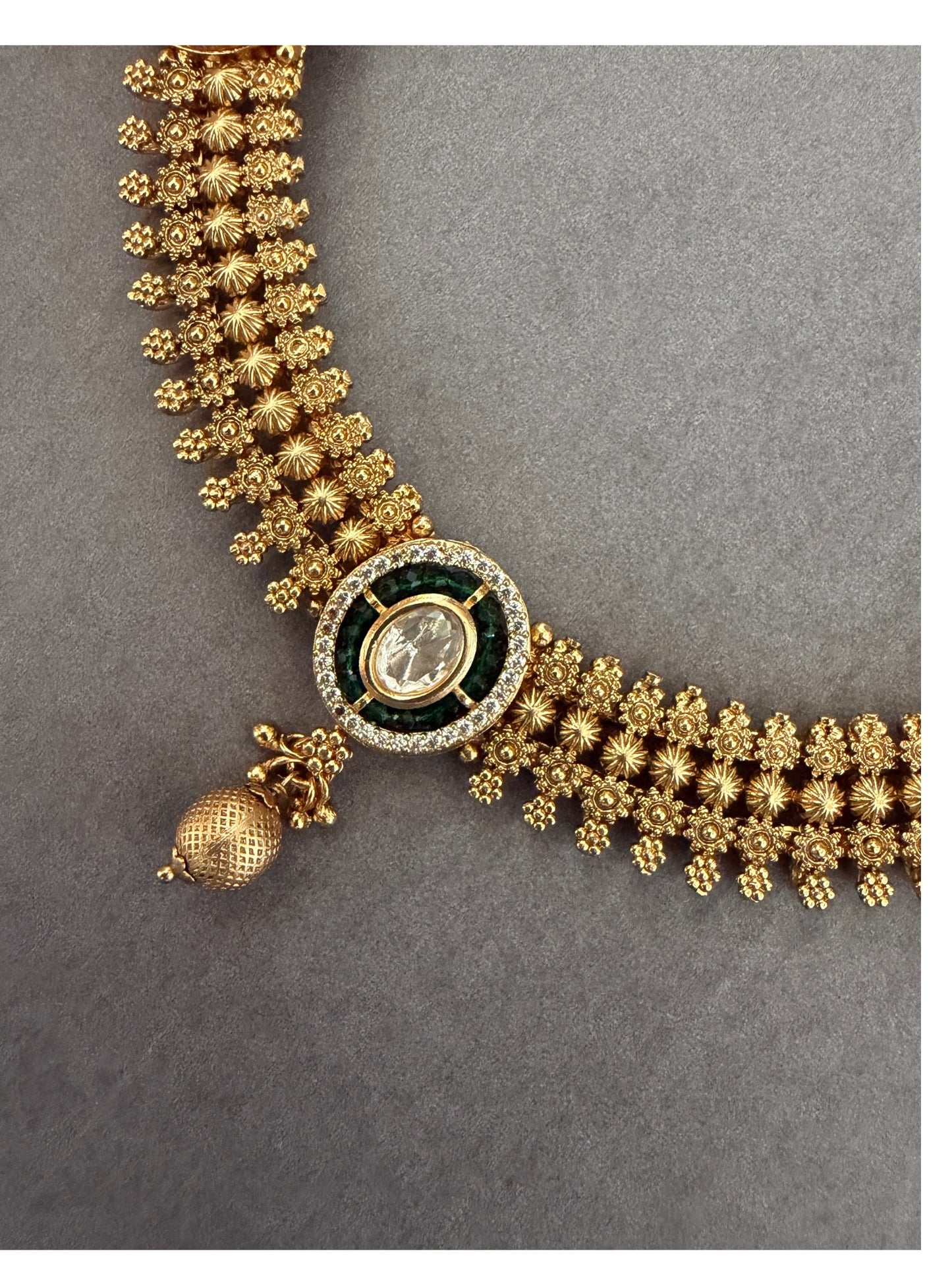 Royal Kundan Bloom Choker Set