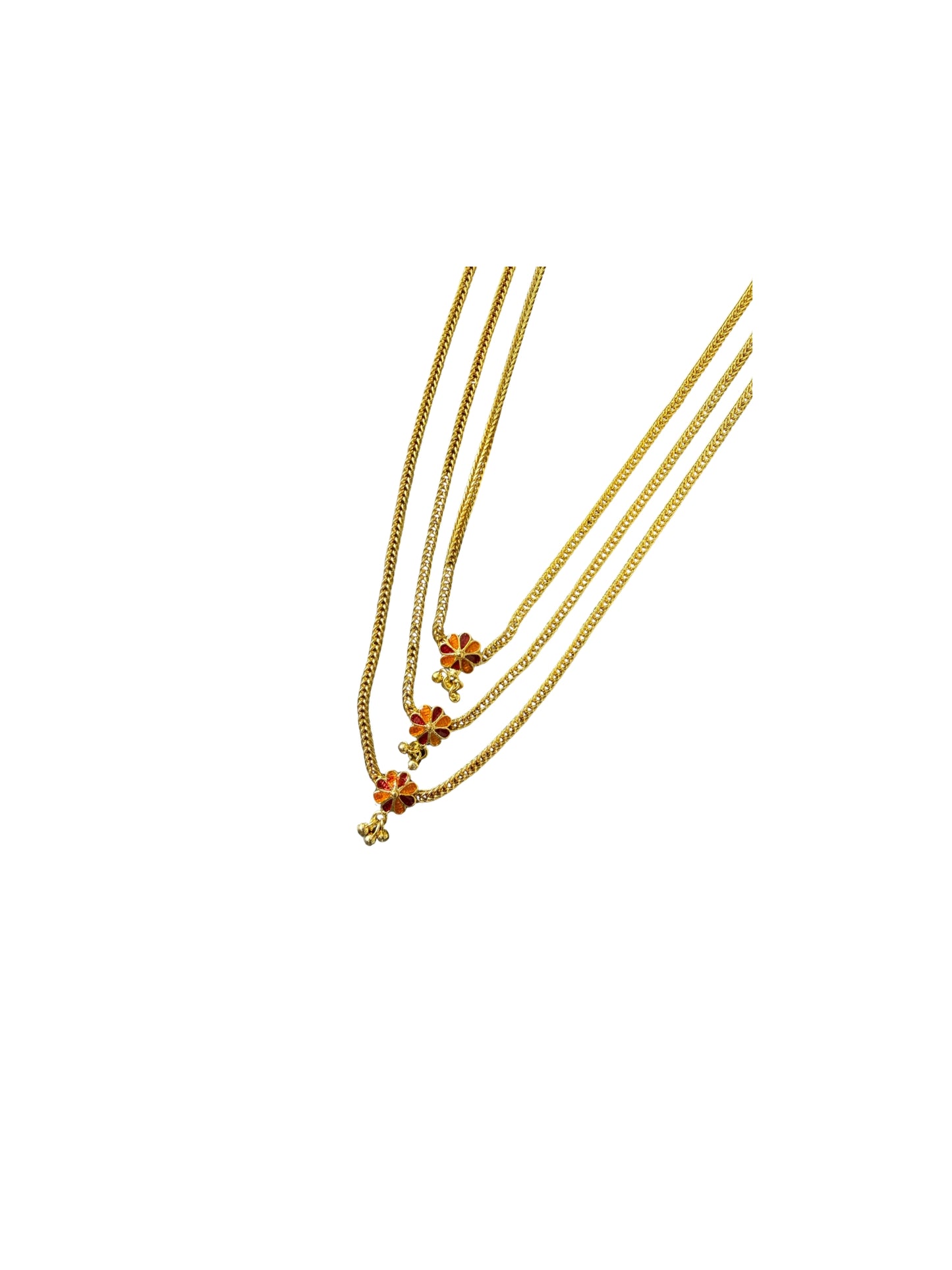Tri-layer Gold Plated Necklace