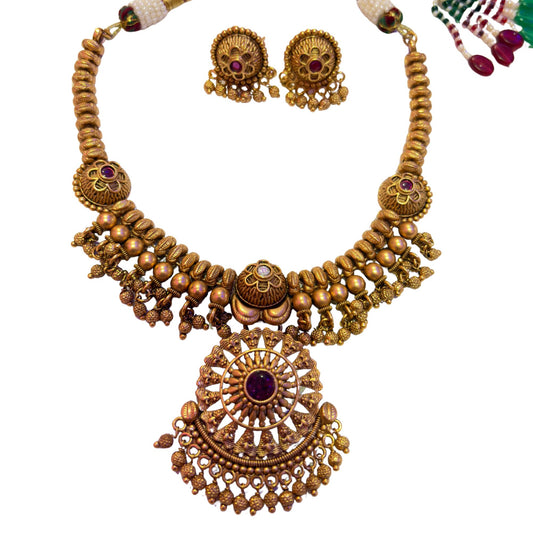 Antique Rajwada Necklace set