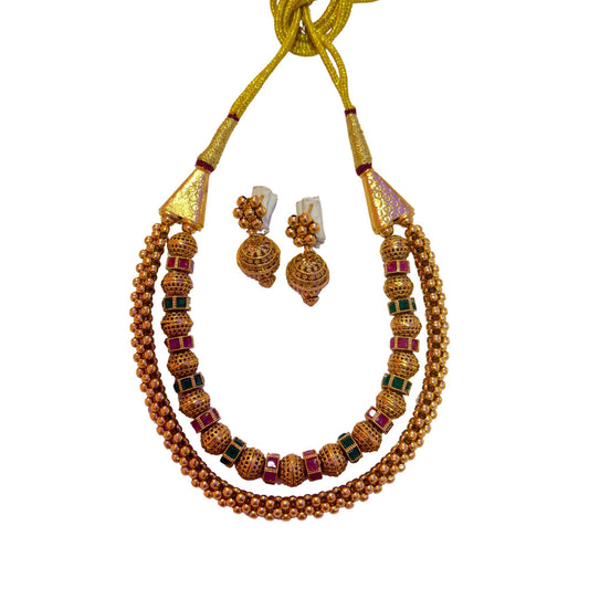 Antique Rajwada Necklace set