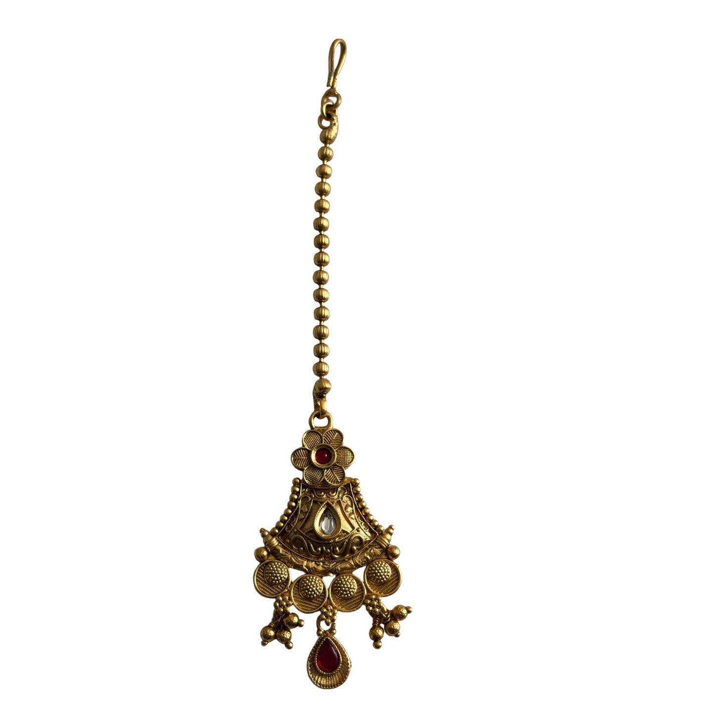 Antique Rajwadi Ghungru Tika