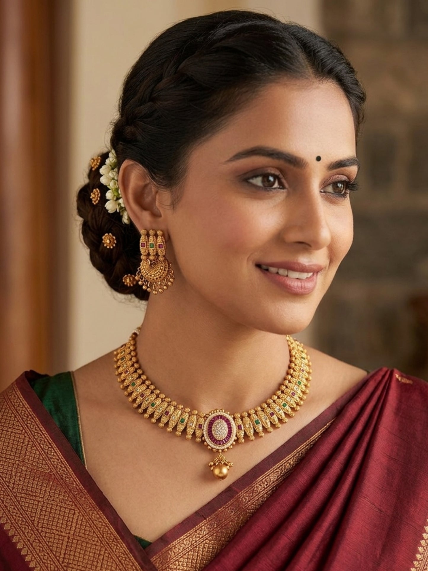 Rajsi Gulnaar Choker Set