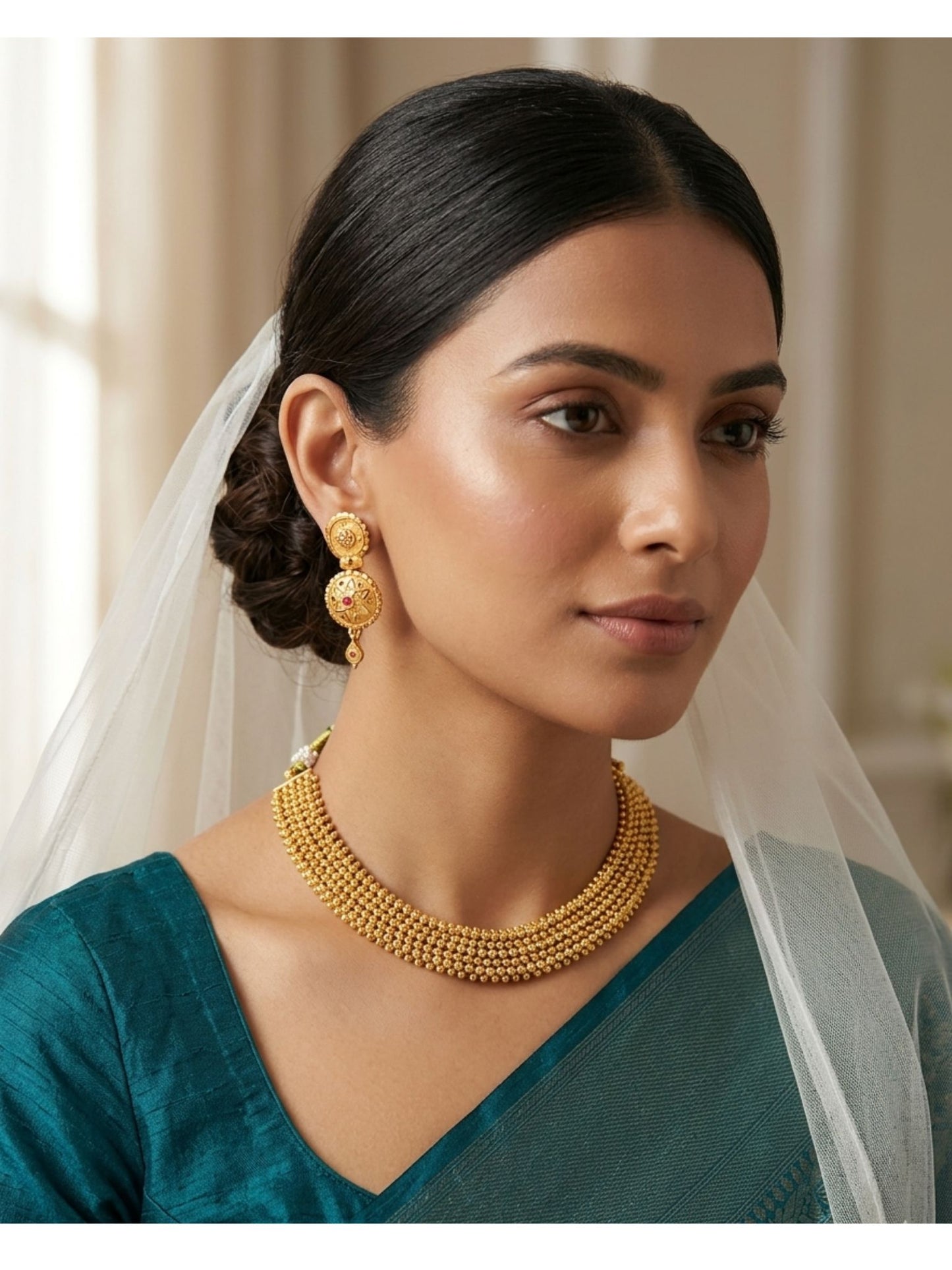 Ashwini Golden Necklace