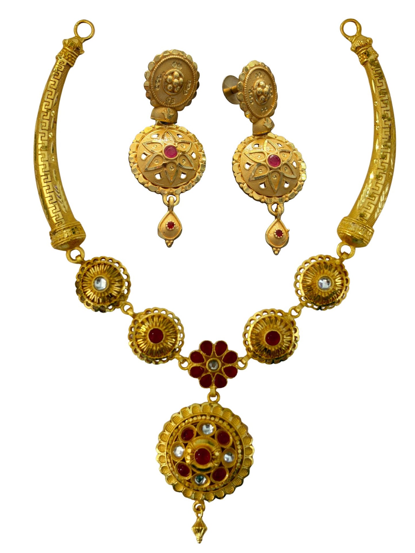 Diya Gold Plated Necklace