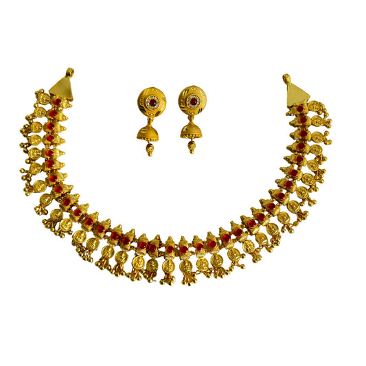 Ruby Golden Necklace