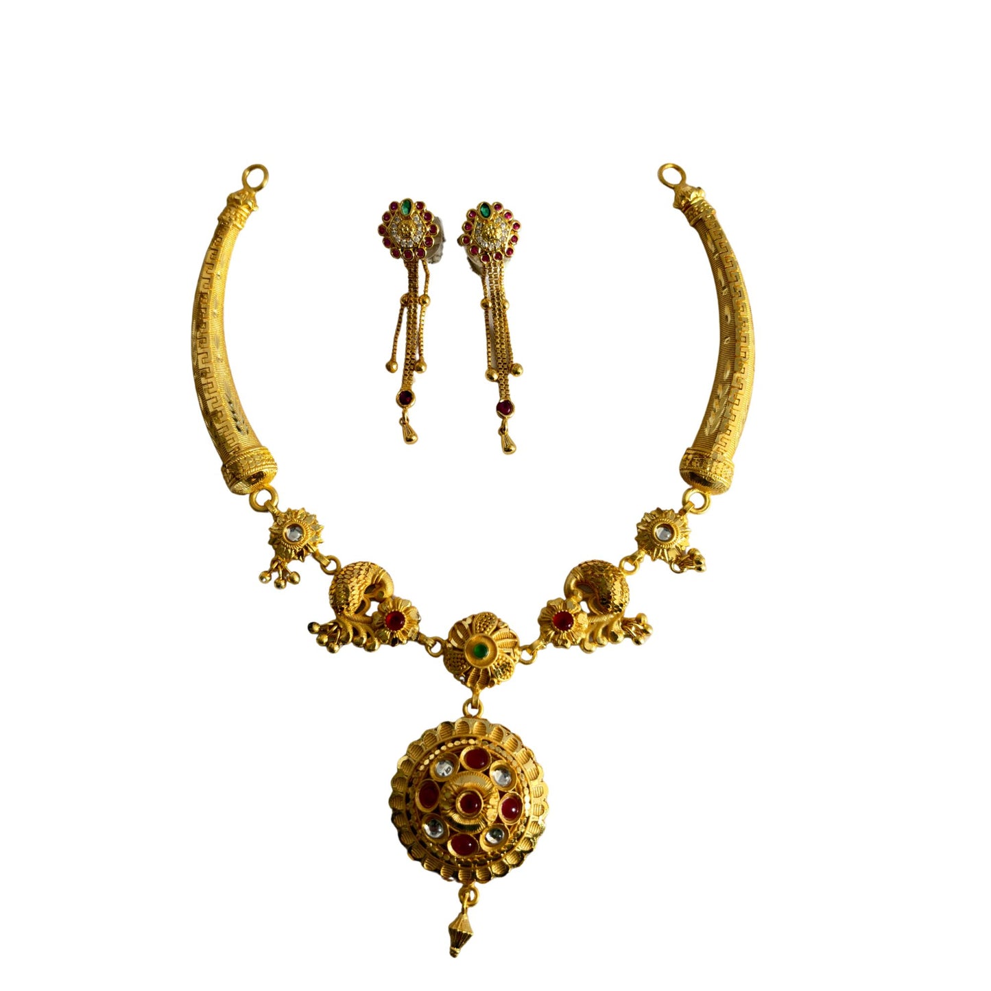 Astha Gold Plated Necklace