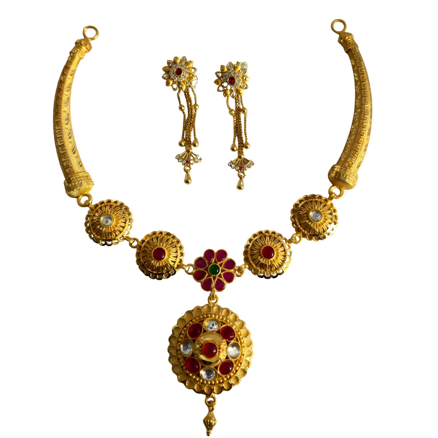 Diya Gold Plated Necklace