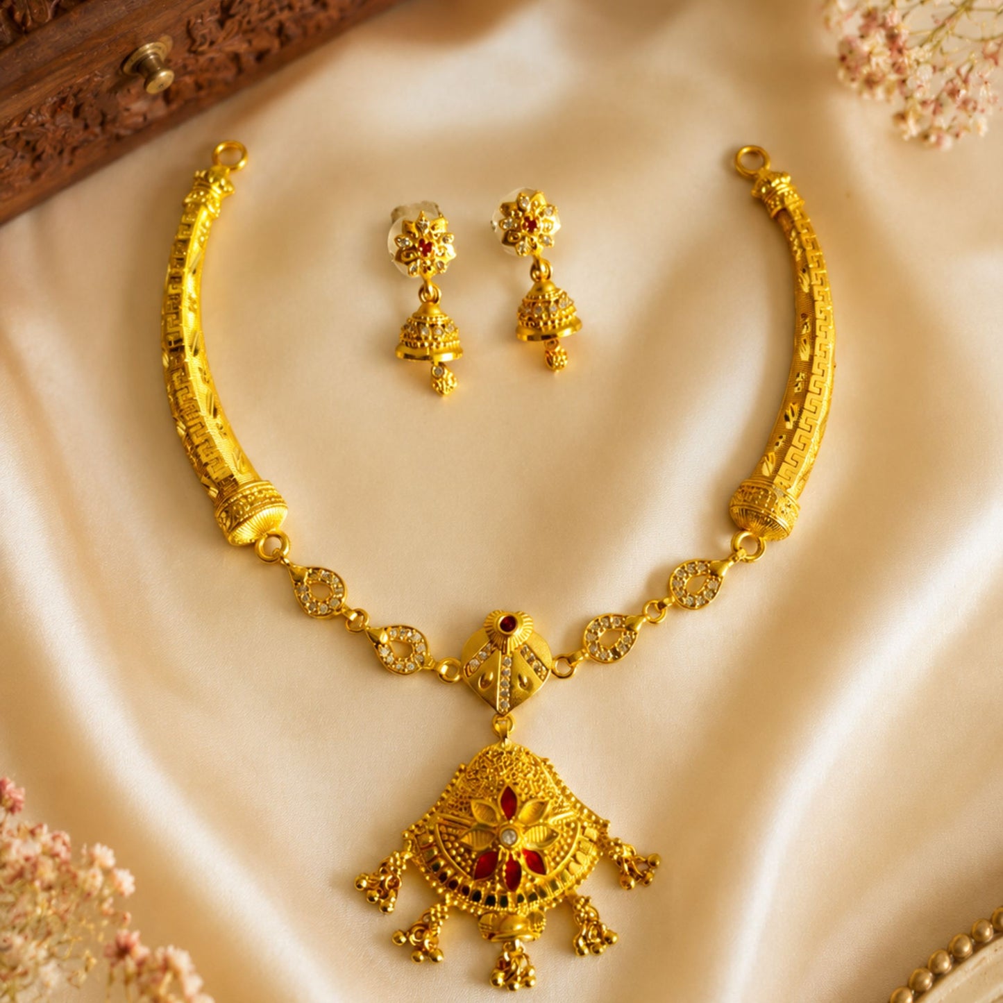 Janki Gold Plated Necklace