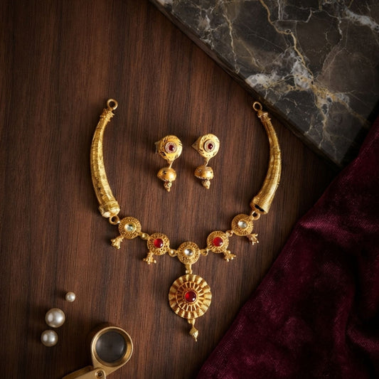 Shristi Gold Plated Necklace