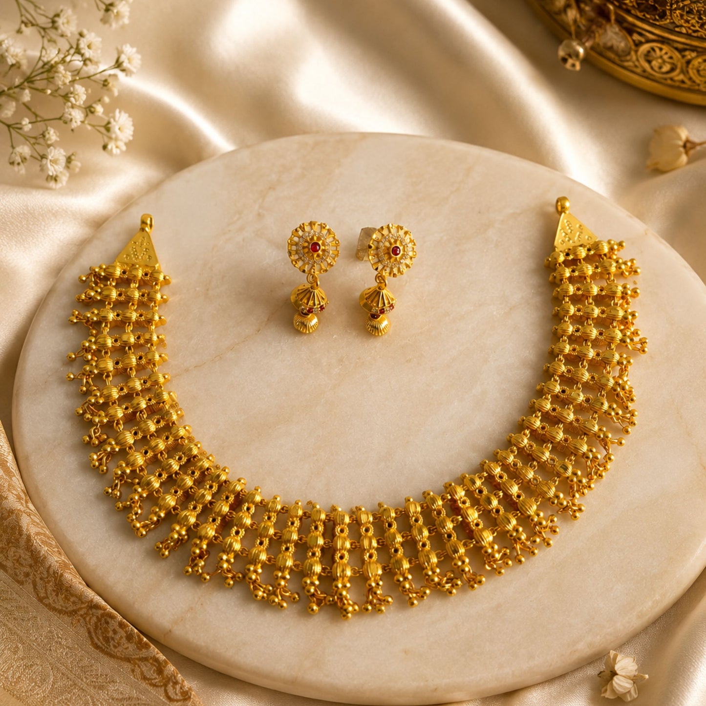 Mahi Golden Necklace