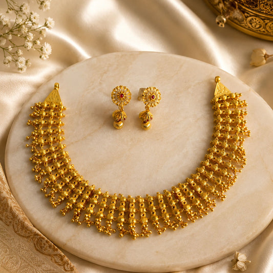 Mahi Golden Necklace