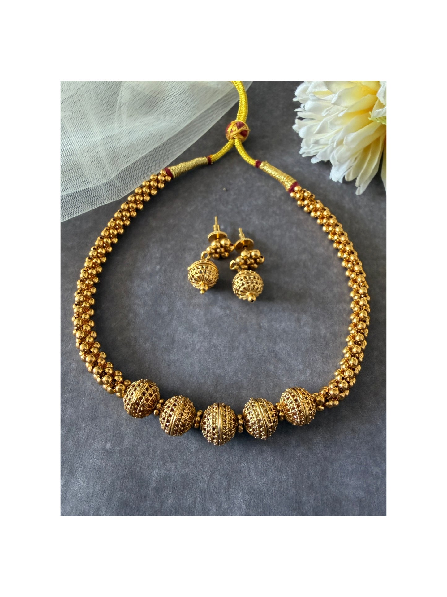 Royal Beaded Choker Set