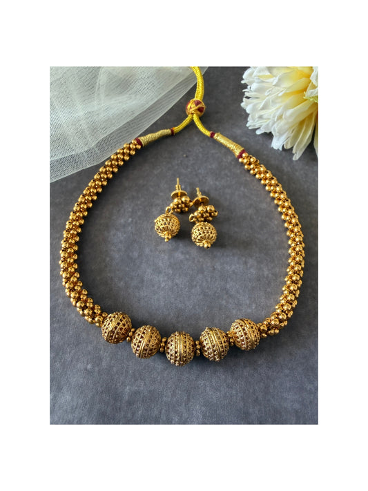 Royal Beaded Choker Set