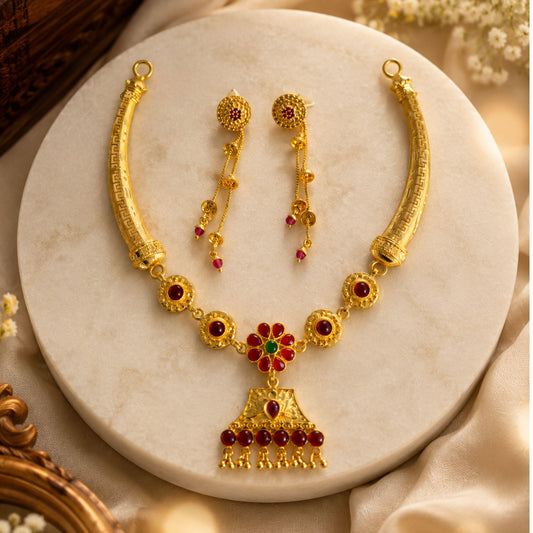 Mansi Gold Plated Necklace