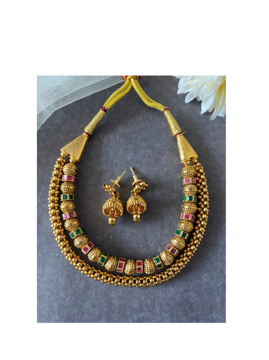 Temple Glow Gold Bead Set