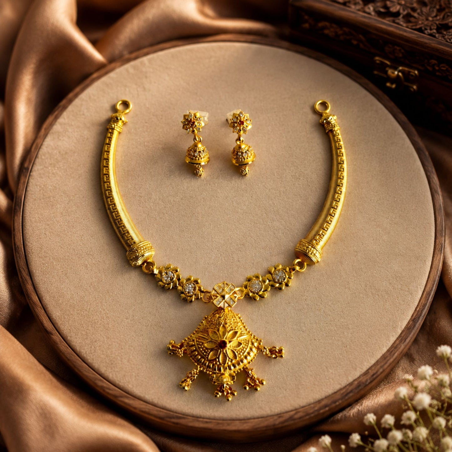 Mira Gold Plated Necklace