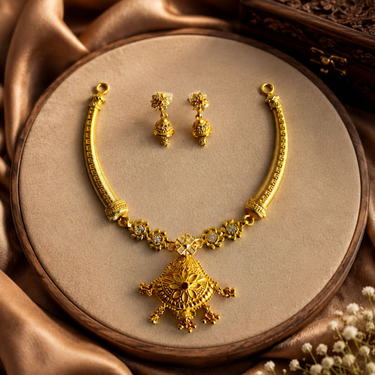 Mira Gold Plated Necklace