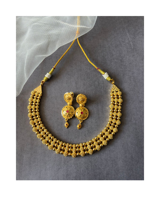 Rubina Gold Plated Necklace