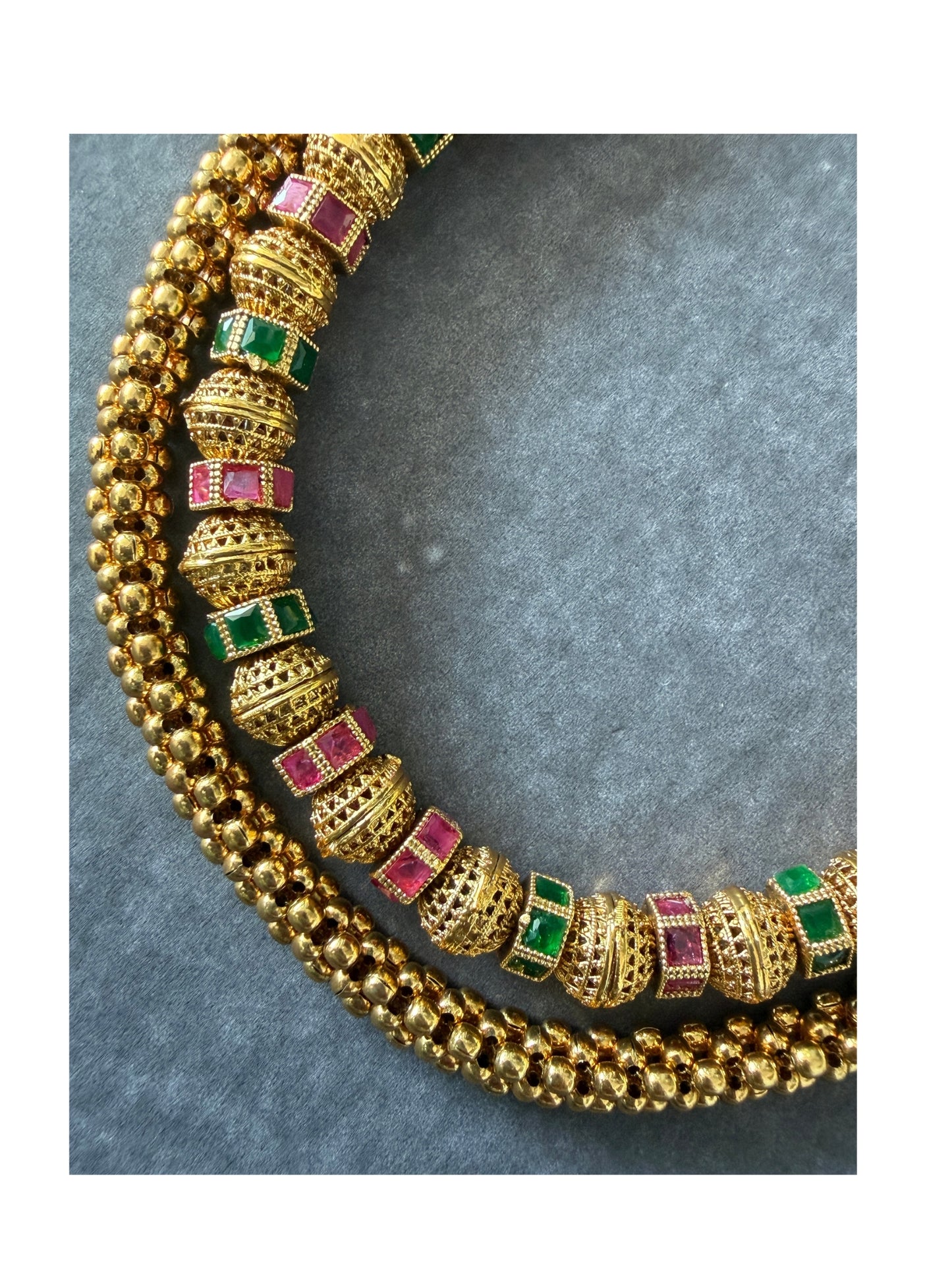 Temple Glow Gold Bead Set