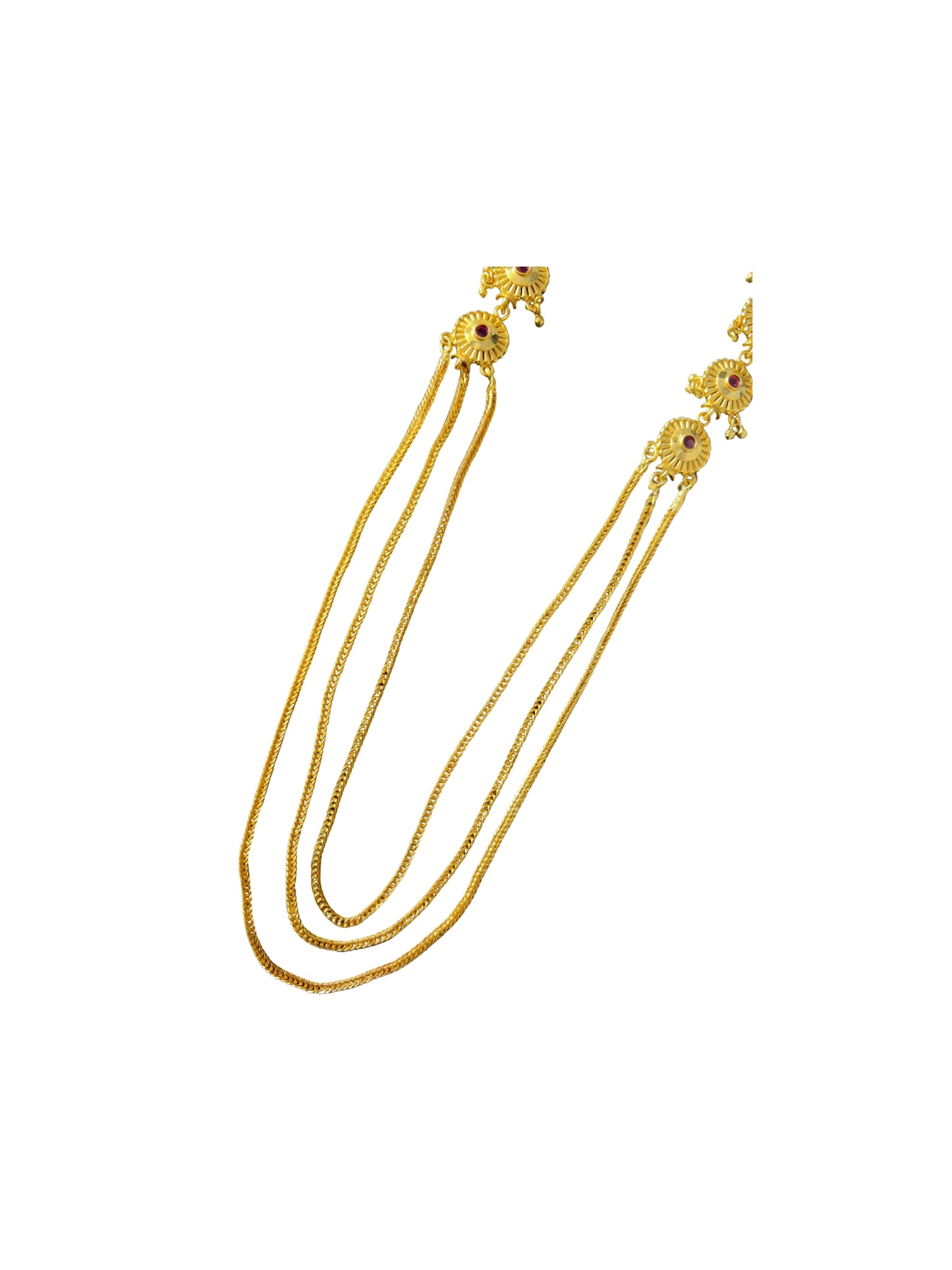 Tri-layer Gold Plated Necklace