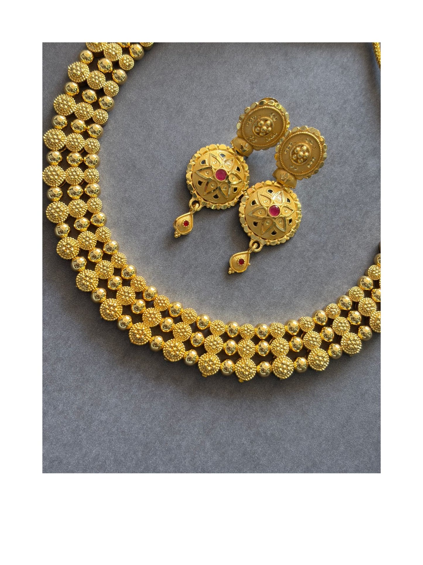 Rubina Gold Plated Necklace