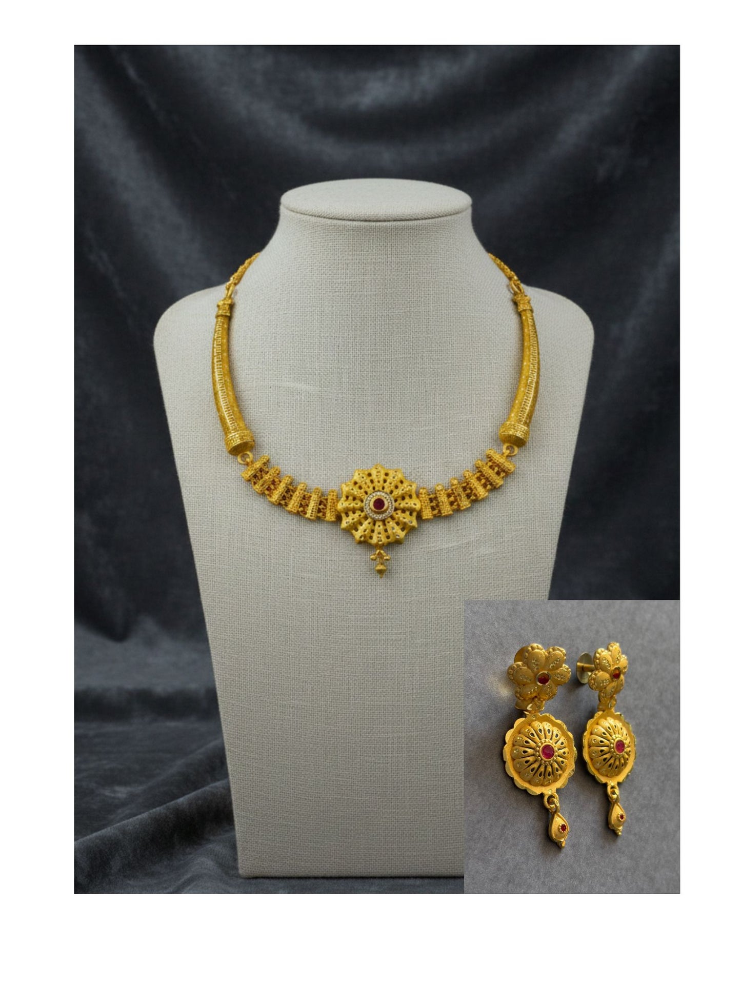Rashi Gold Plated Necklace