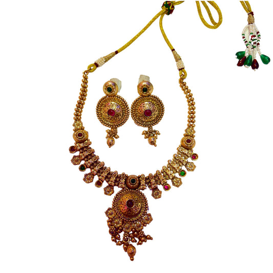 Antique Rajwada Necklace set
