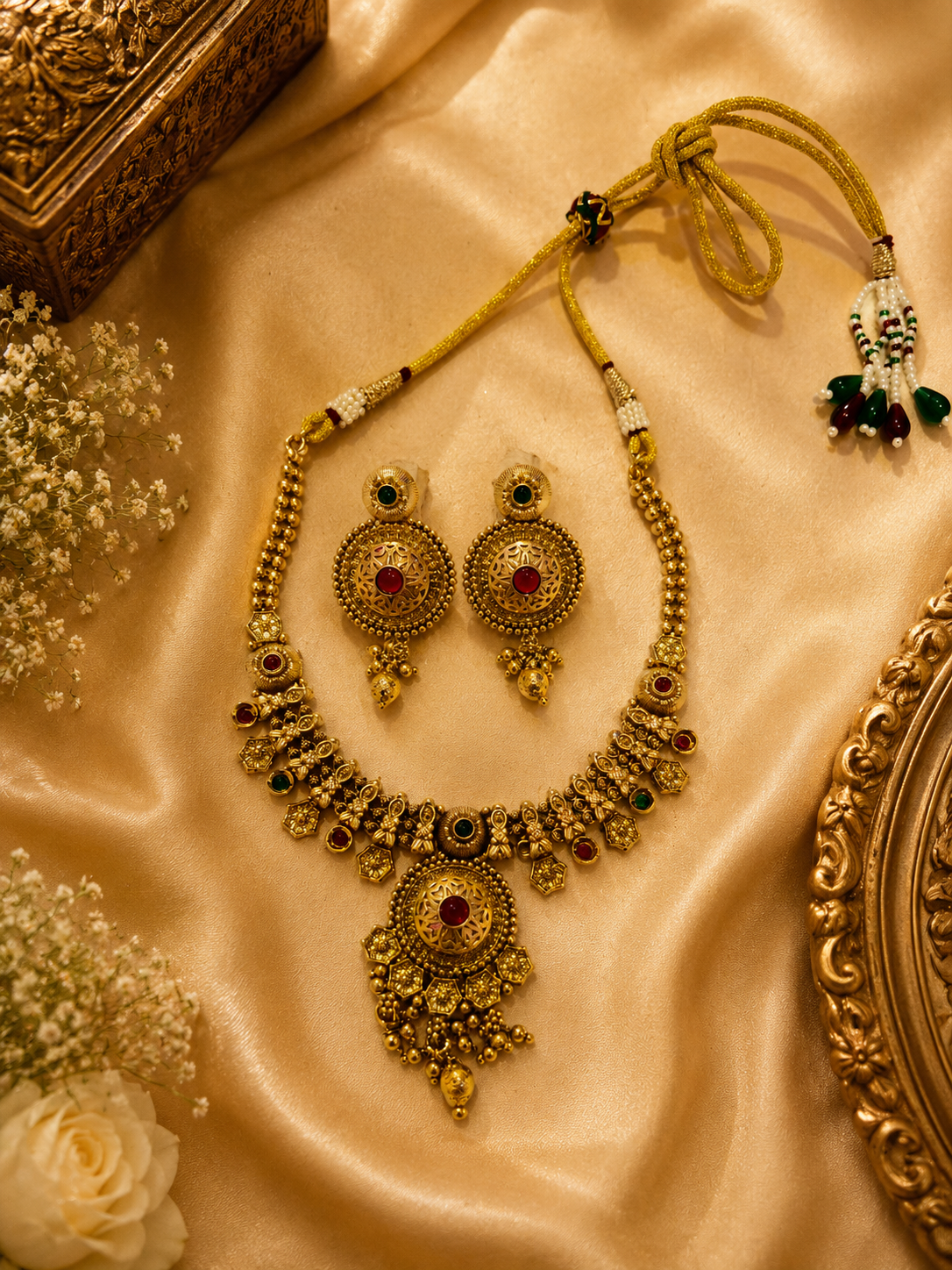 Antique Rajwada Necklace set
