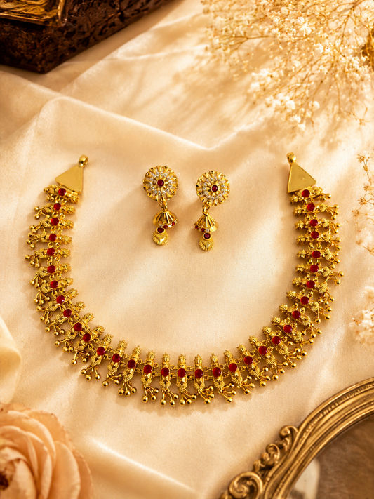 Ruby Golden Necklace