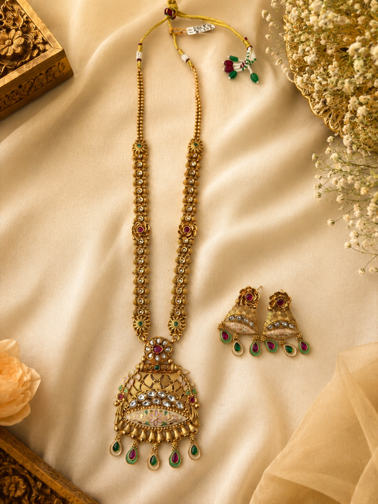 Kundan Rekha Necklace