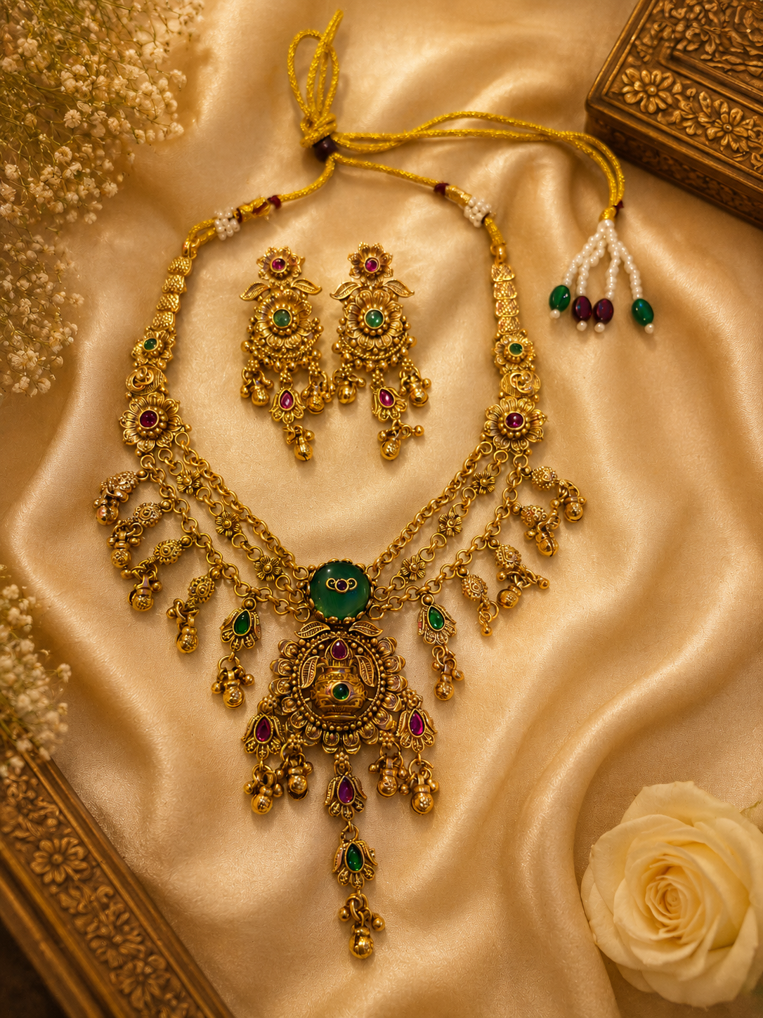 Antique Rajwada Necklace set
