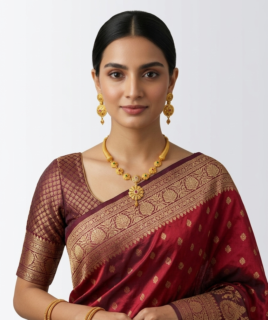 Royal Heritage Gold Plated Necklace