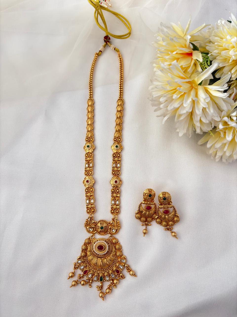 Ruby Mandala Necklace
