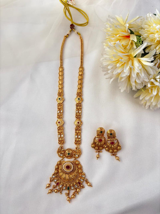 Ruby Mandala Necklace