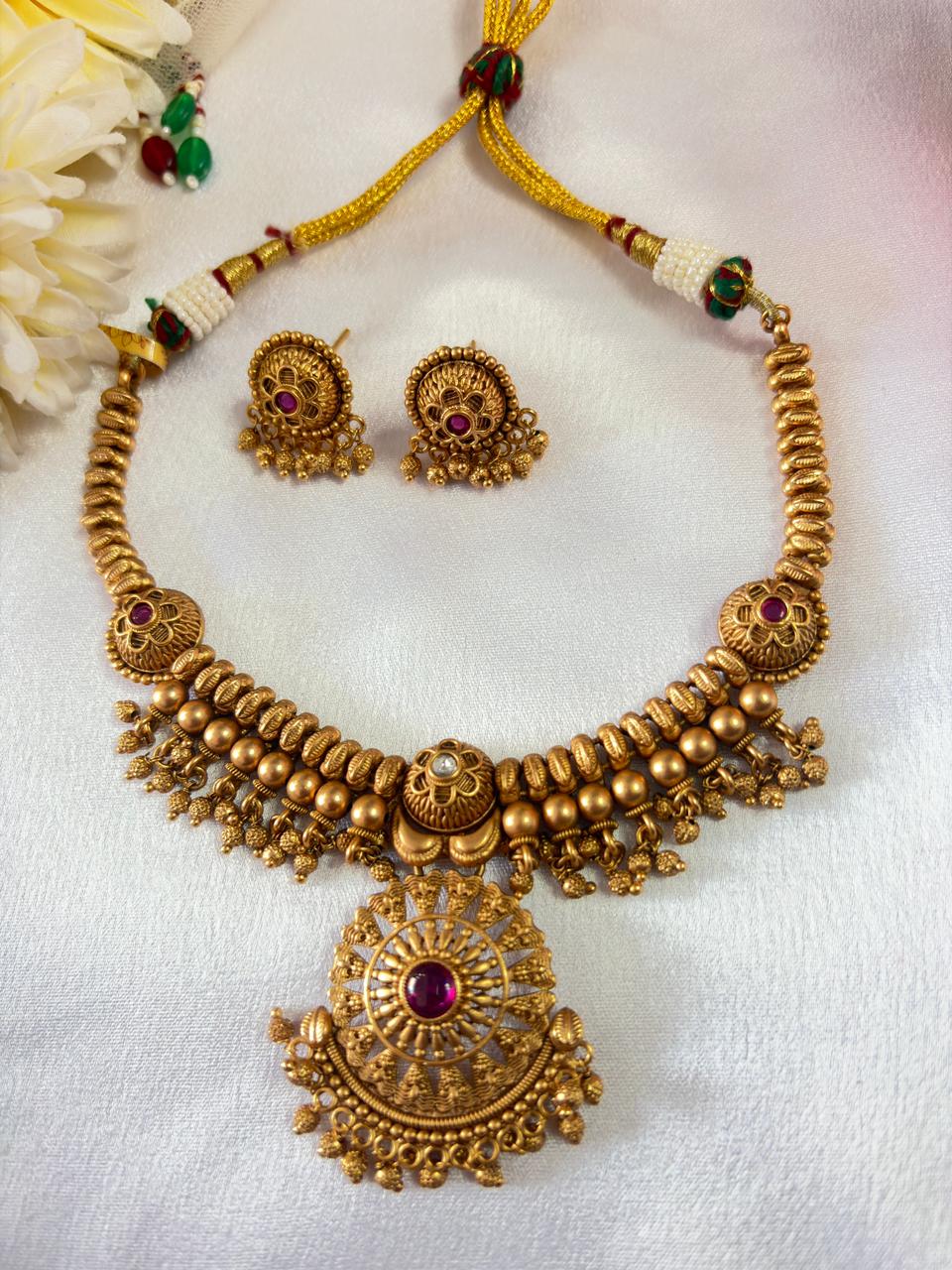 Padma Medallion Necklace